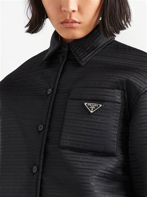 prada jacke damen lang